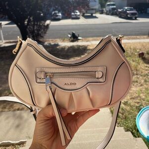 Aldo crossbody bag in blush color